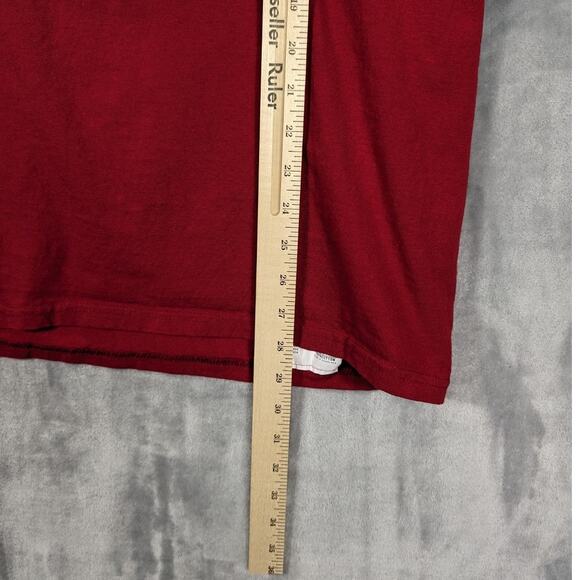 Arkansas Razorbacks Graphic T Shirt Mens XL Red Hanes Woo Pig NCAA SEC Hogs - Picture 4 of 6